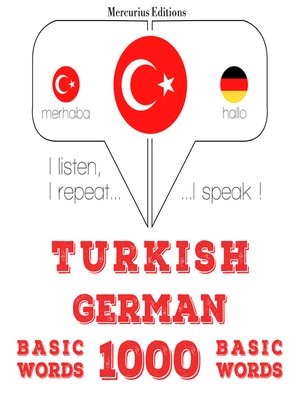 cover image of Turkish-German: 1000 basic words